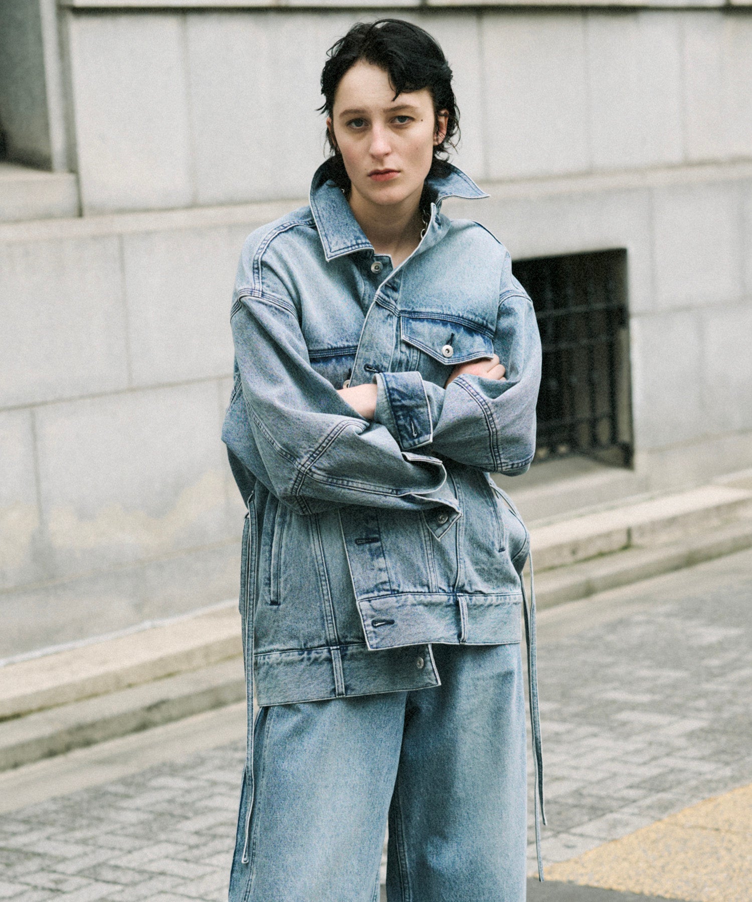 【26SPRING PRE-ORDER】2WAY Over Denim Jacket