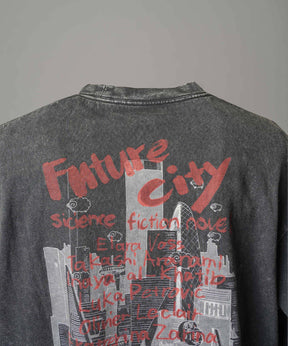 Artist Graphical Embroidery Prime-Over Crew Neck Long Sleeve T-Shirt