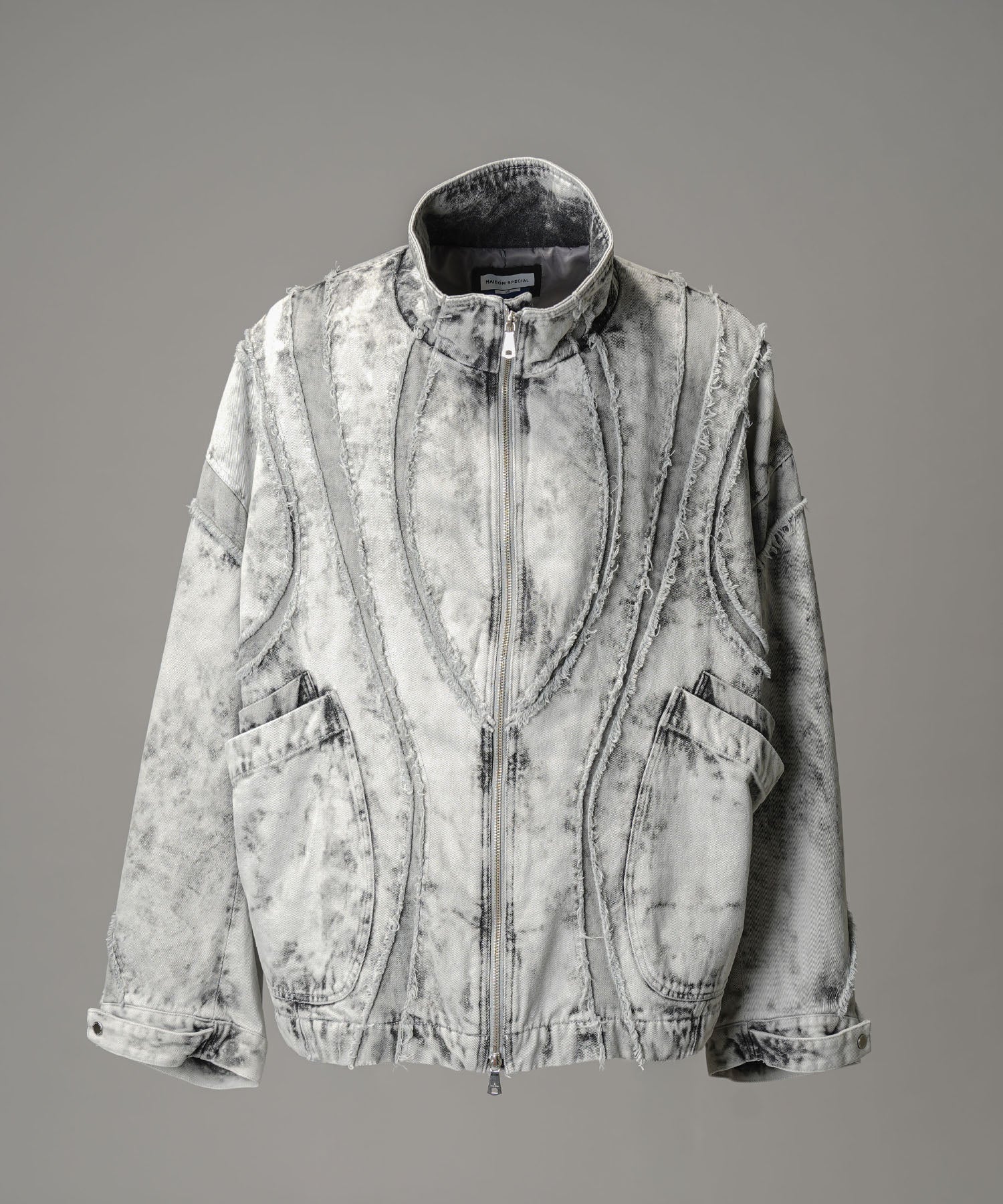 Prime-Over Denim Switching Blouson