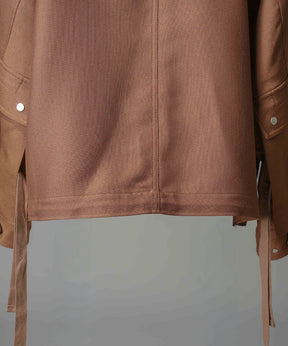 Prime-Over Cargo Big Poket Stand Collar Blouson