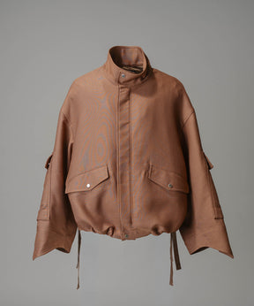 Prime-Over Cargo Big Poket Stand Collar Blouson