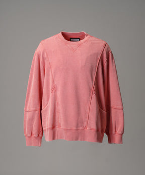 Prime-Over Crew Neck Long Sleeve Waffle T-Shirt