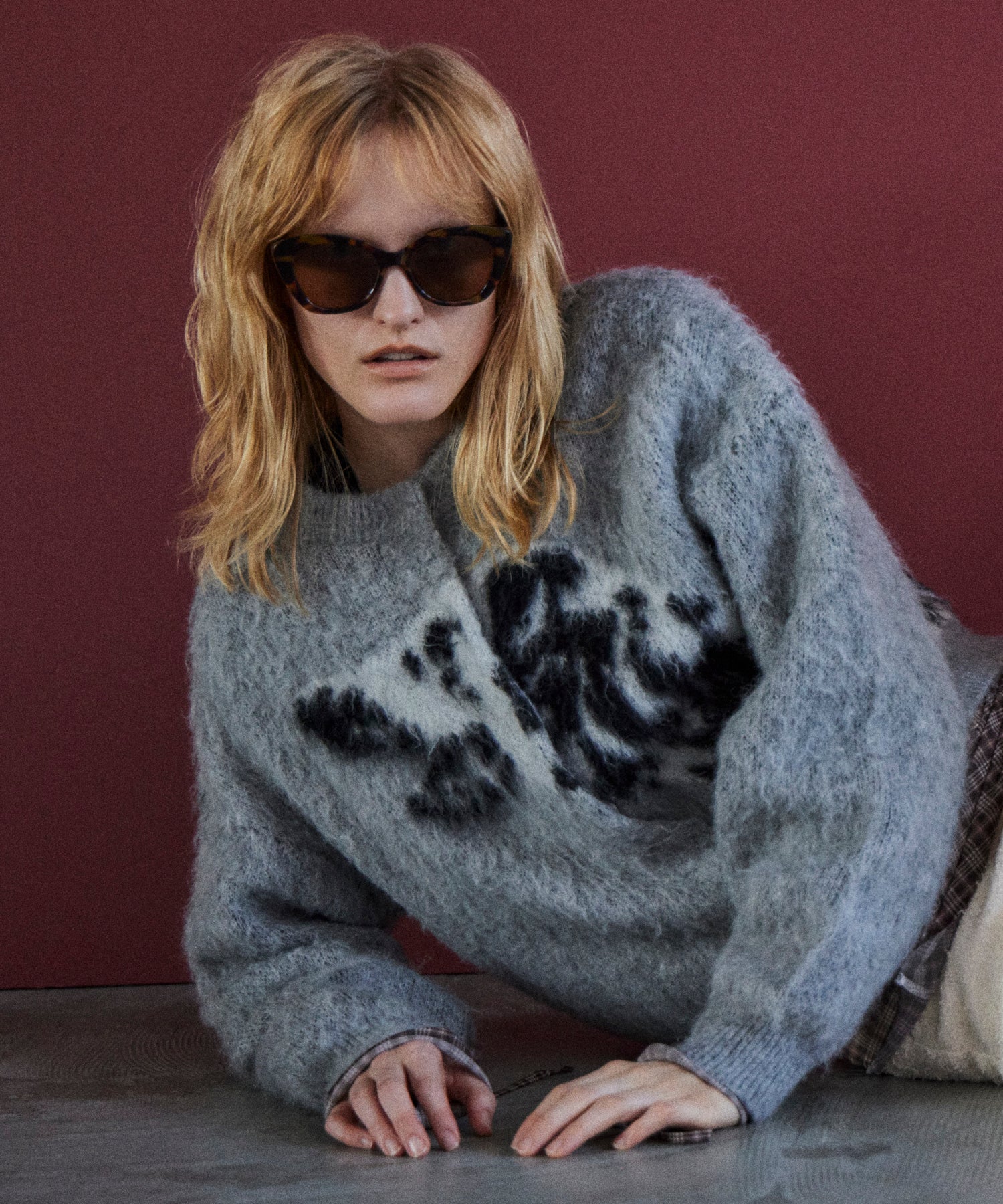 【26AUTUMN PRE-ORDER】Dalmatian Knit Cardigan