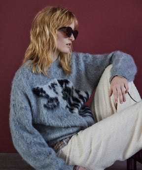 【26AUTUMN PRE-ORDER】Dalmatian Knit Cardigan