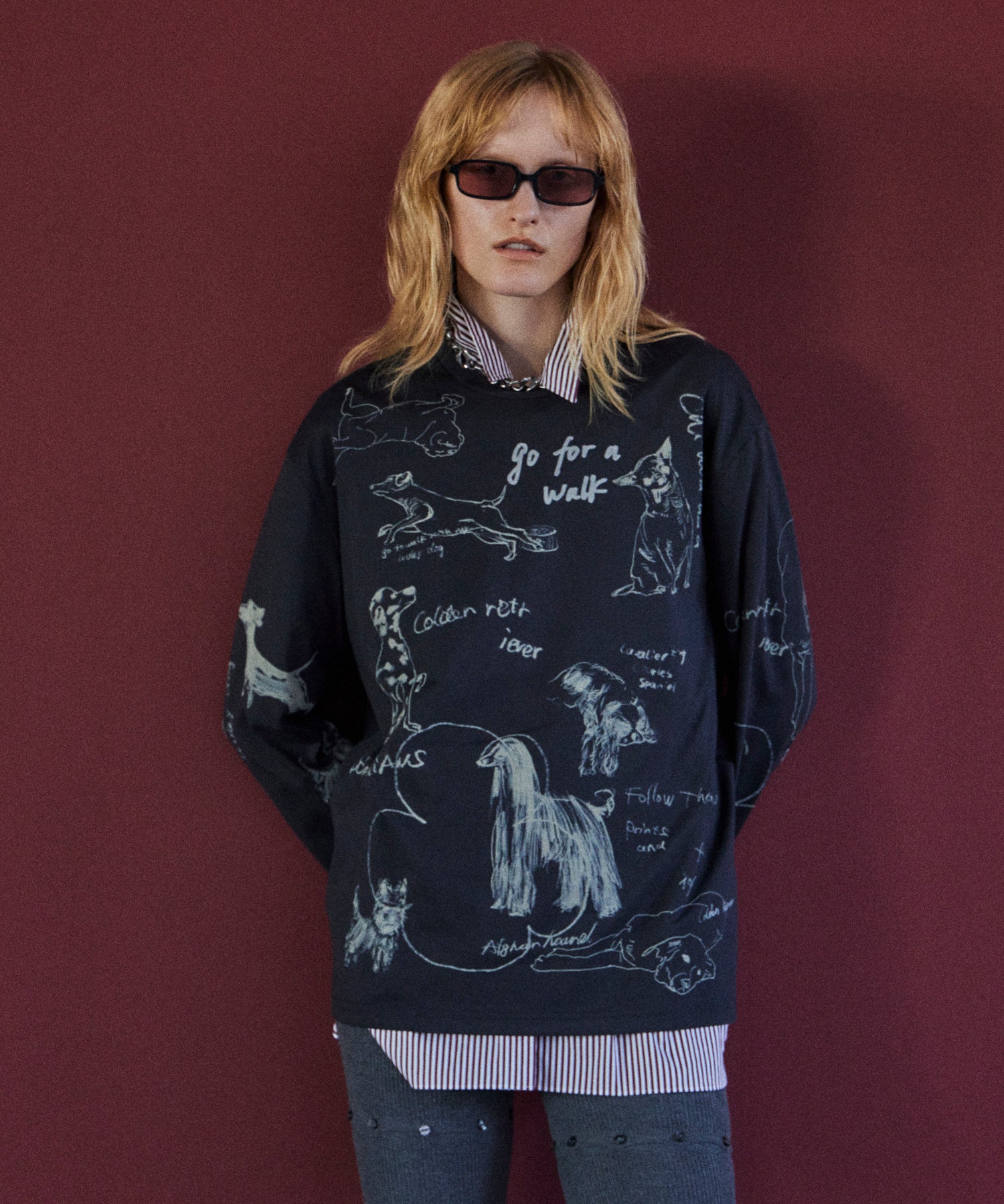 【PRE-ORDER】Dog Party Long Sleeve T-Shirt