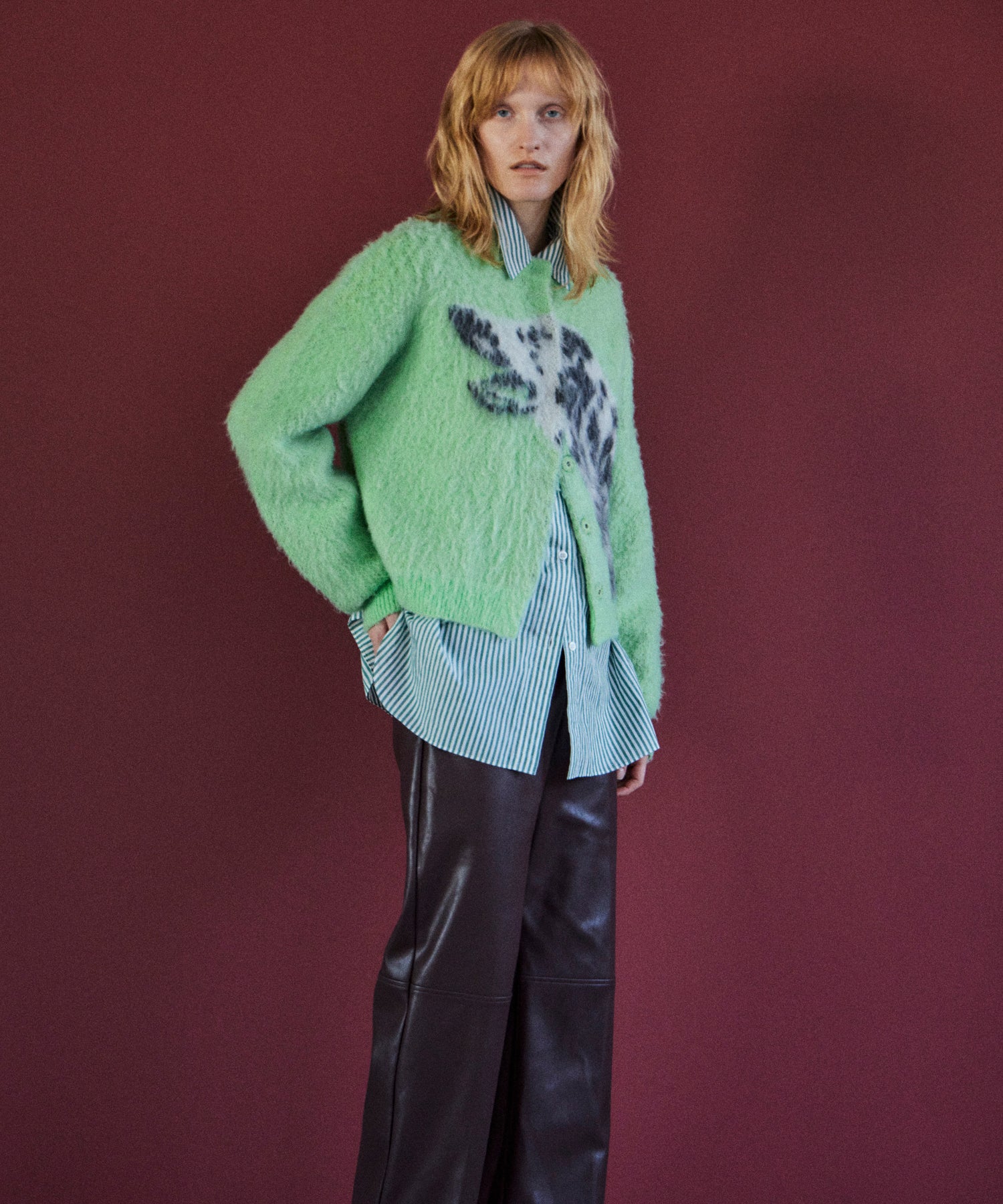 【26AUTUMN PRE-ORDER】Dalmatian Knit Cardigan
