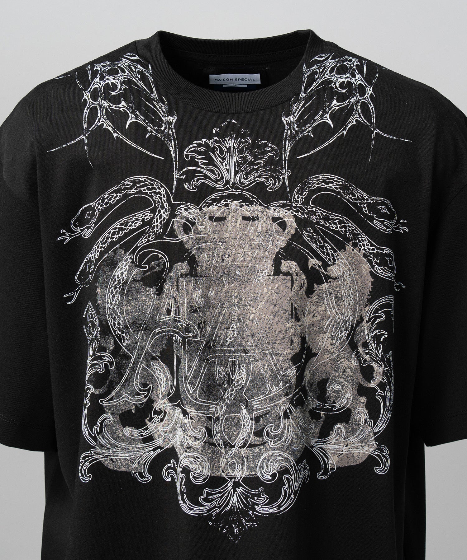 【26SS PRE-ORDER】【Hypnose Association for MAISON SPECIAL】「SNAKE」Prime-Over Crew Neck Graphic T-Shirt