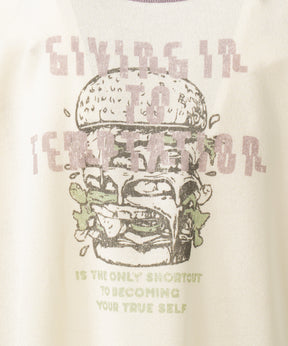 【26SS PRE-ORDER】Linen-touch Nostalgia Prime-Over Ringer Pattern Knit T-shirt