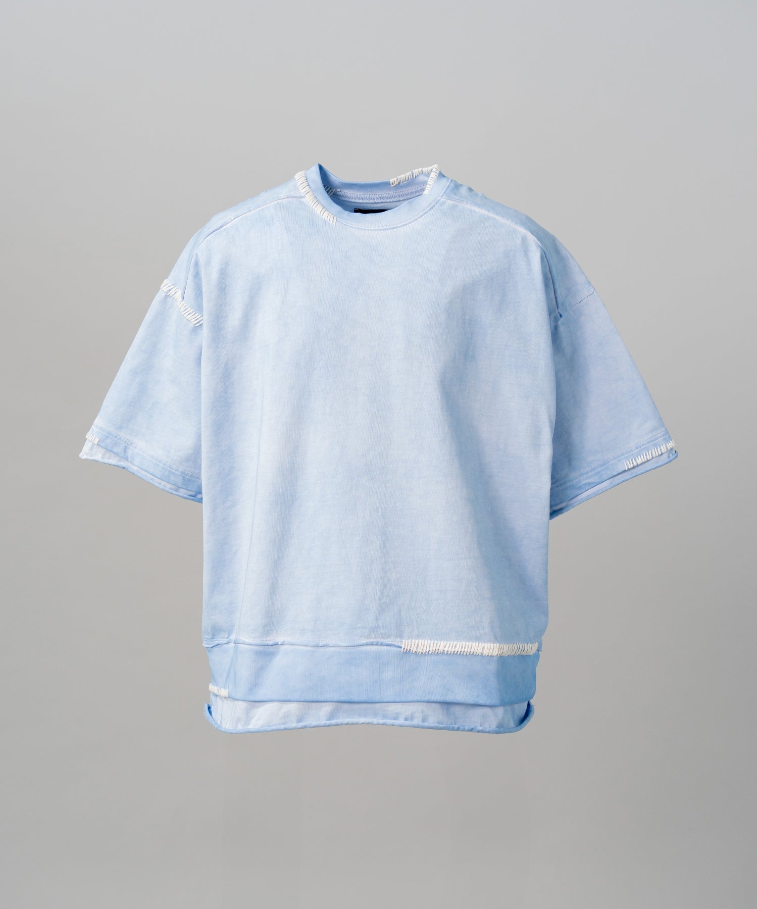 [26SS PRE-ORDER] Over-Dye Embroidery Short-sleeved T-shirt