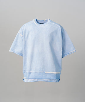 [26SS PRE-ORDER] Over-Dye Embroidery Short-sleeved T-shirt