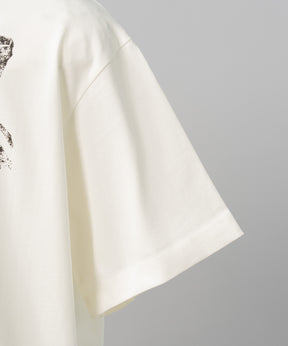 【26SS PRE-ORDER】【Hypnose Association for MAISON SPECIAL】「SKULL MOTH」Prime-Over Crew Neck Graphic T-Shirt