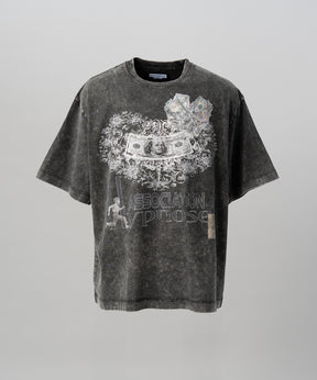 【26SS PRE-ORDER】【Hypnose Association for MAISON SPECIAL】「MONEY」Prime-Over Fade Crew Neck Graphic T-Shirt