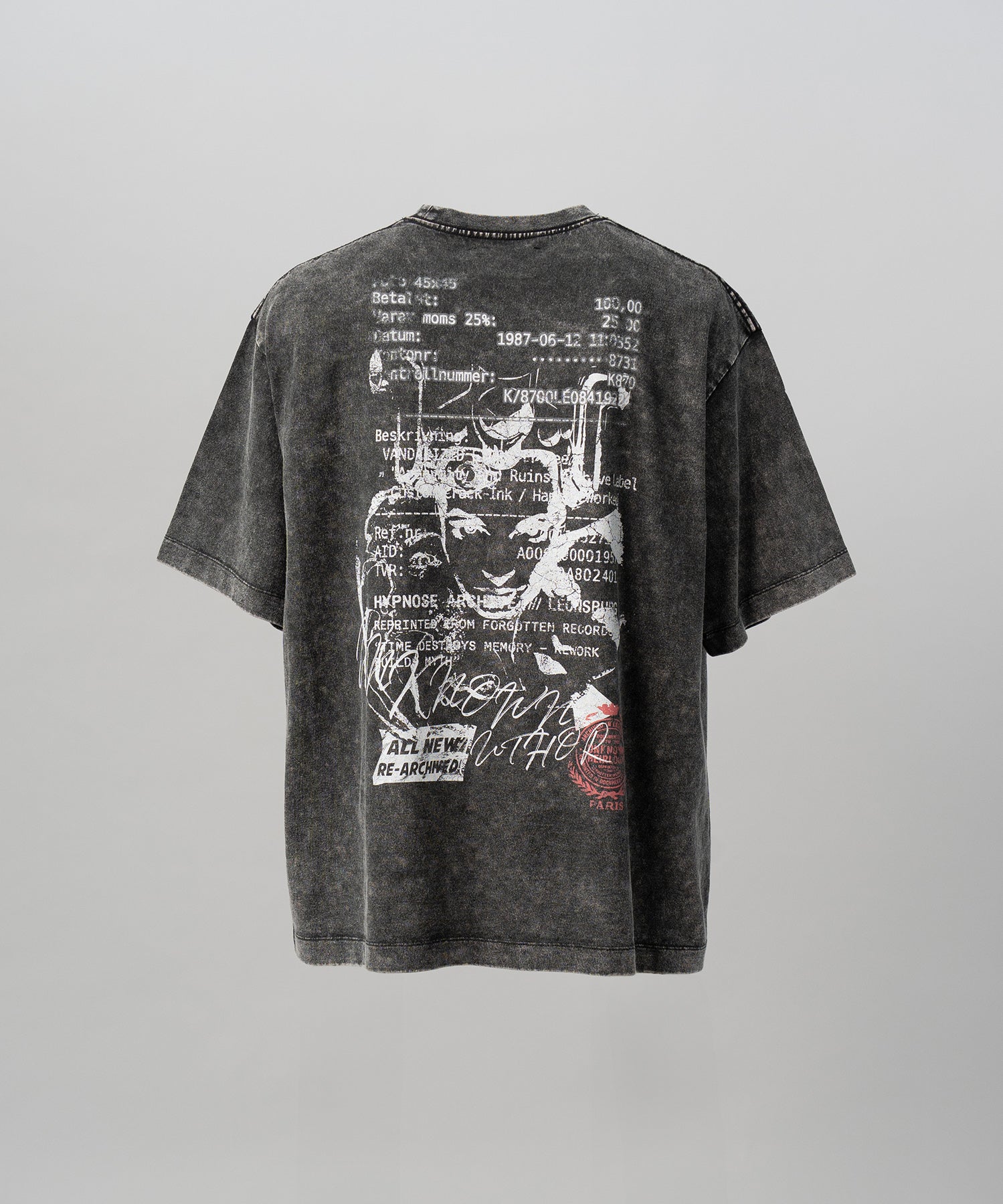 【26SS PRE-ORDER】【Hypnose Association for MAISON SPECIAL】「MONEY」Prime-Over Fade Crew Neck Graphic T-Shirt