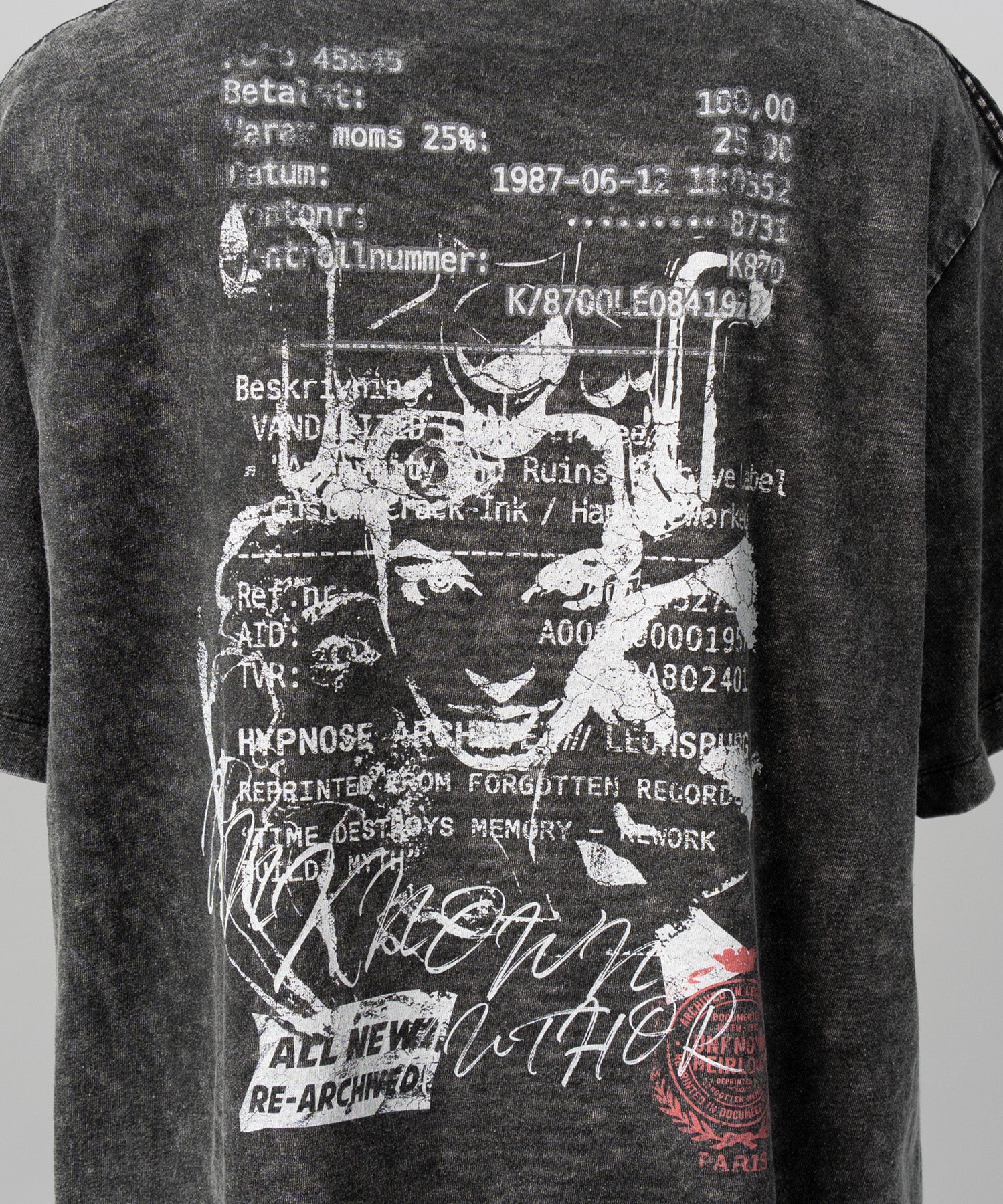 【26SS PRE-ORDER】【Hypnose Association for MAISON SPECIAL】「MONEY」Prime-Over Fade Crew Neck Graphic T-Shirt