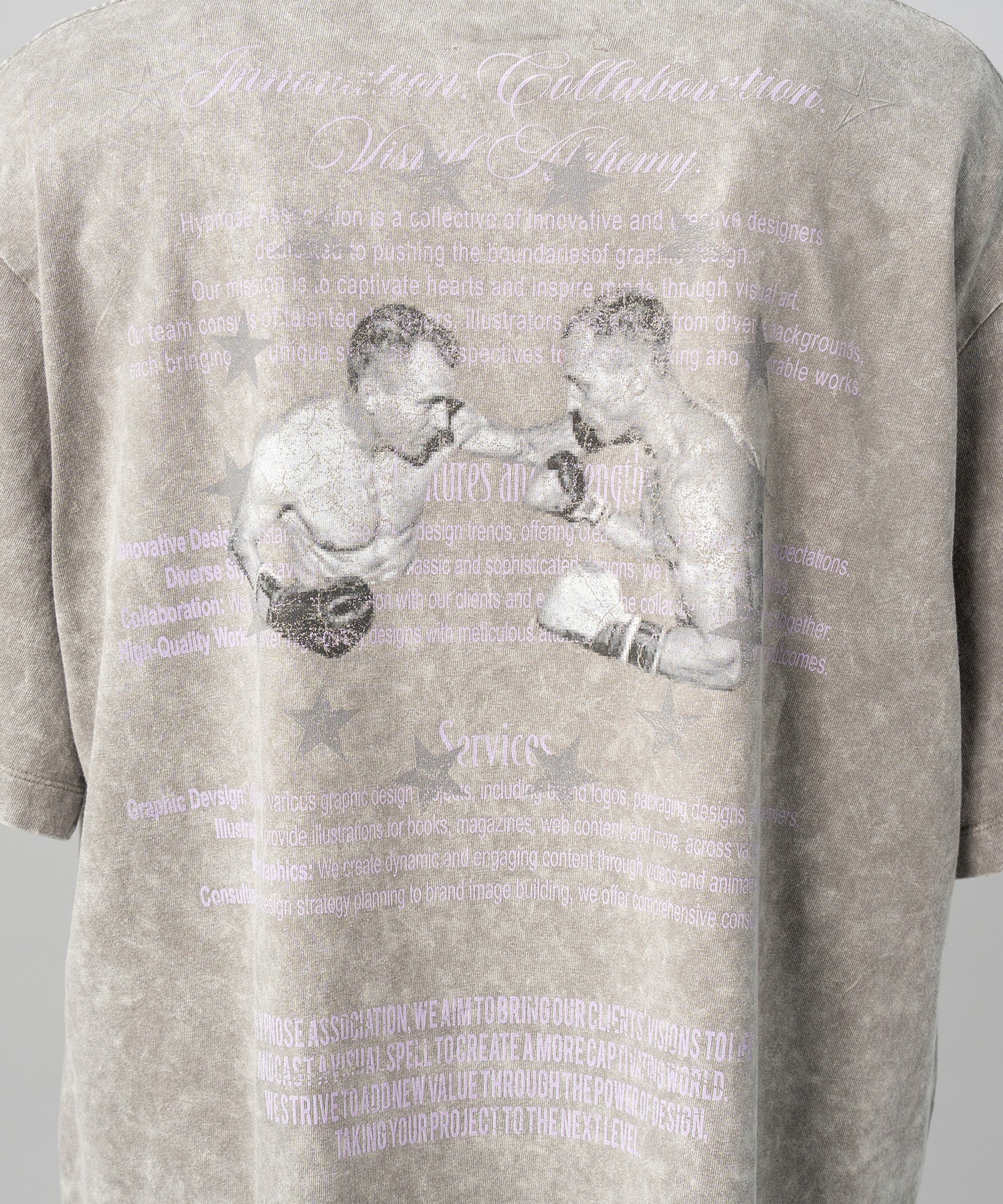 【26SS PRE-ORDER】【Hypnose Association for MAISON SPECIAL】「DOBERMANN」Prime-Over Fade Crew Neck Graphic T-Shirt