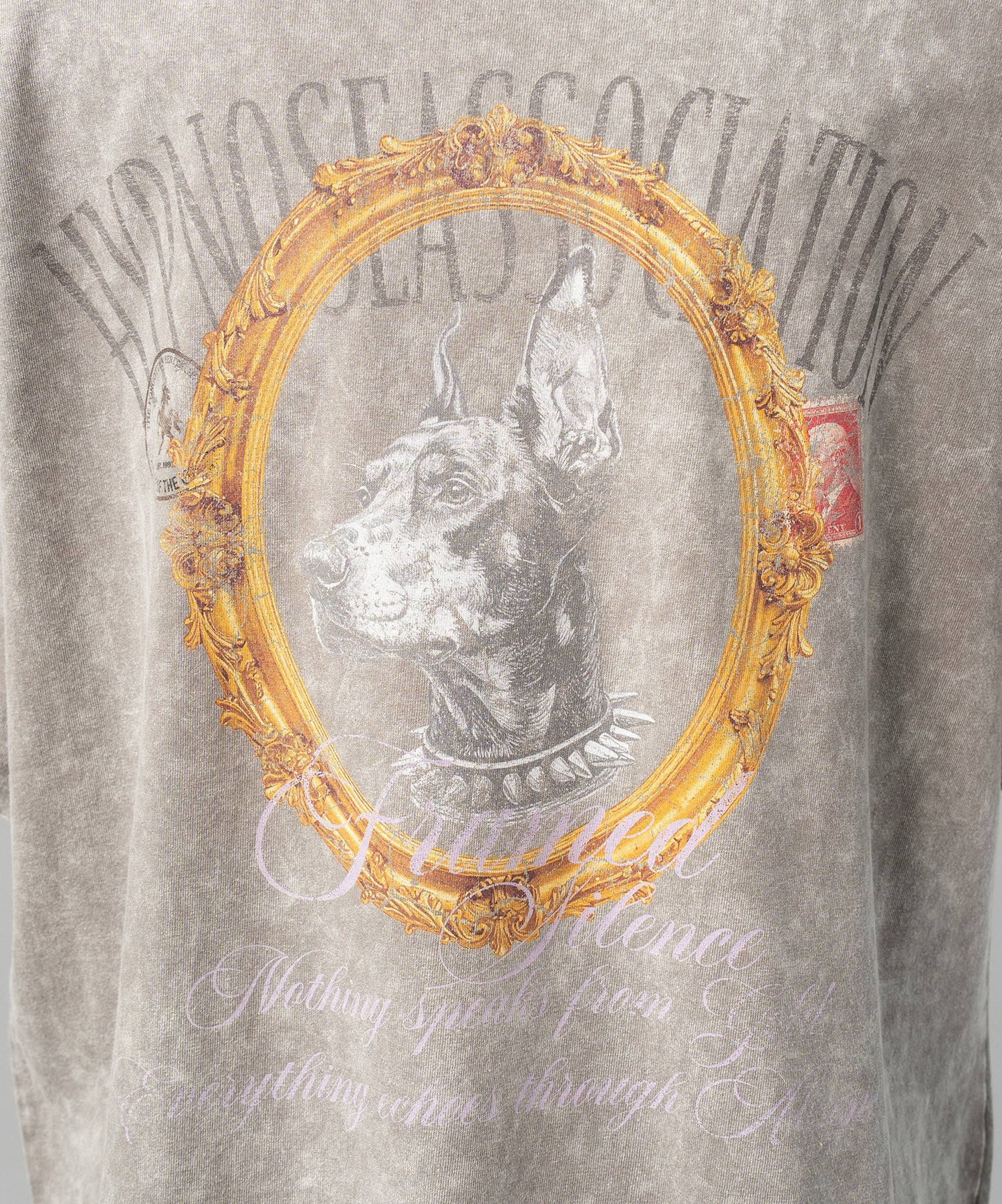 【26SS PRE-ORDER】【Hypnose Association for MAISON SPECIAL】「DOBERMANN」Prime-Over Fade Crew Neck Graphic T-Shirt