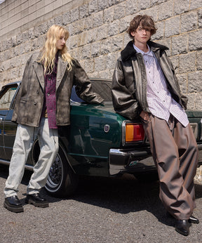 【25AW PRE-ORDER】Sheep Leather Mouton G-1飞行Jacket