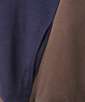 [26AW PRE-ORDER] Cotton Balfa Lace Prime Over Henley Neck Long Sleeve Knit T-shirt