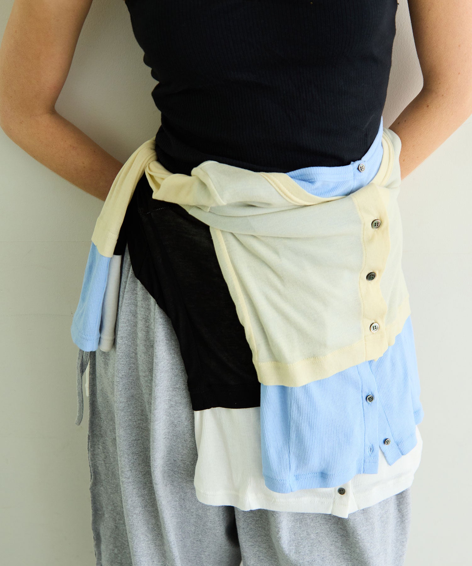 【PRE-ORDER】2way Neck Bicolor Comfort Top