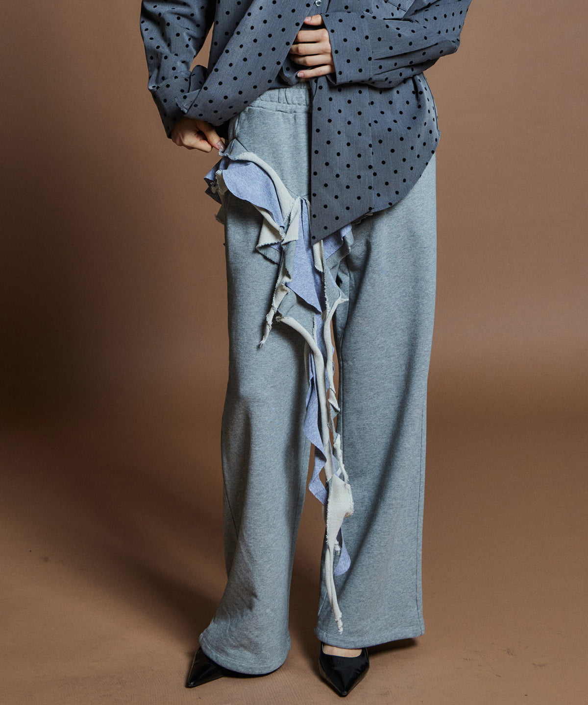 【26WINTER PRE-ORDER】Drop Frill Sweatpants