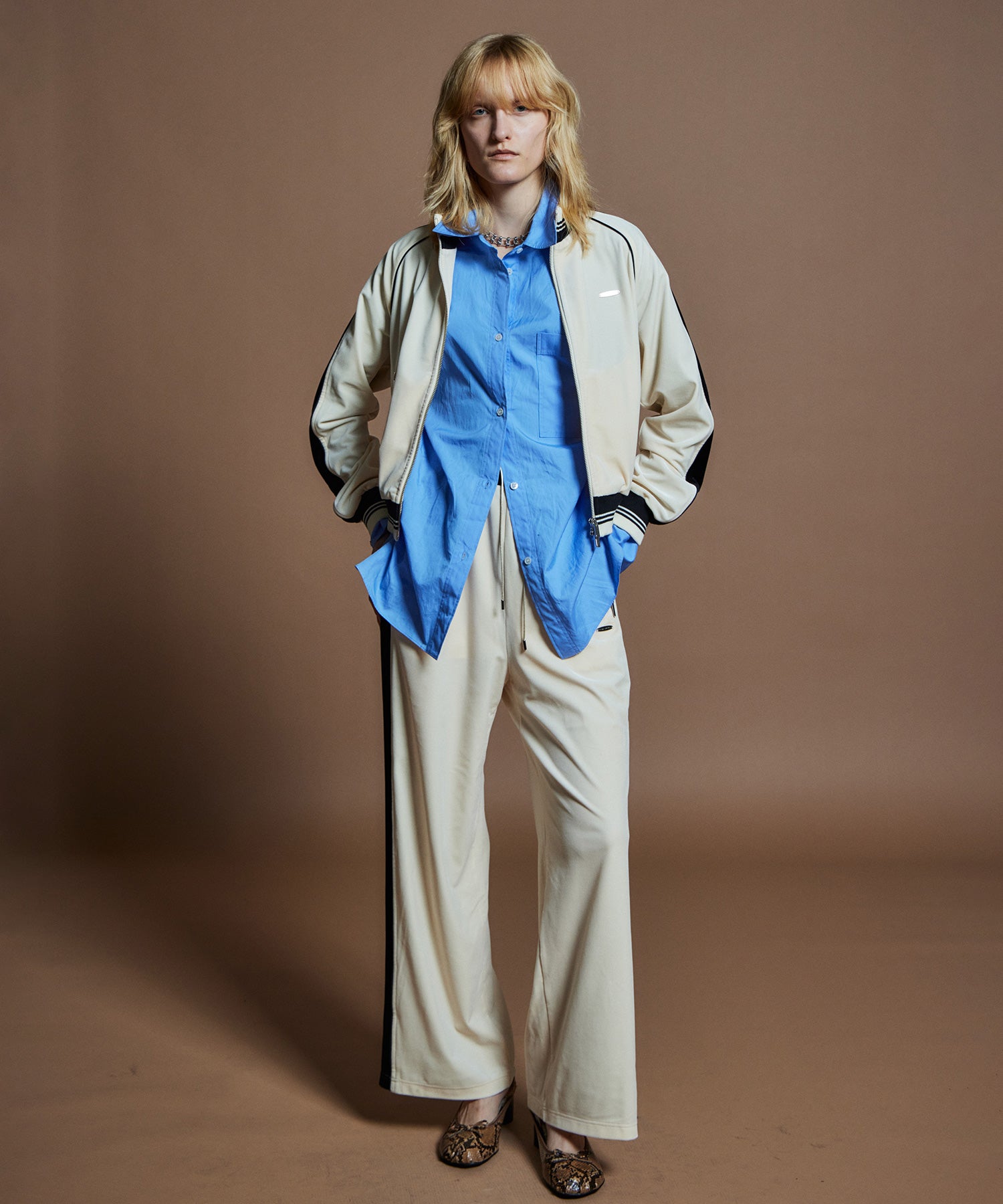 【26WINTER PRE-ORDER】Side Line Velour Jersey Pants