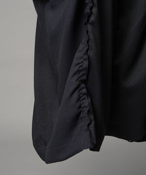 4 색 샹 브레이 세탁 가능한 양모 피크 라펠 더블 가슴 재킷