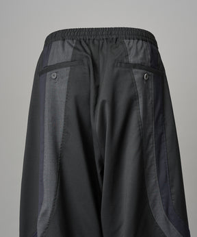 4 색 샹 브레이 세탁 가능한 양모 피크 라펠 더블 가슴 재킷