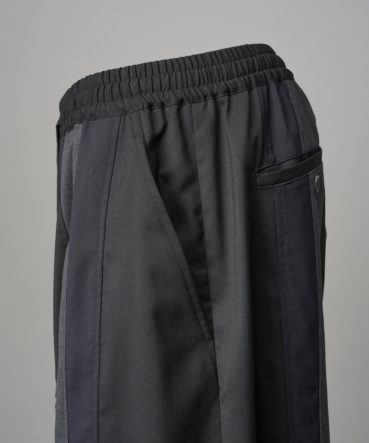 4 색 샹 브레이 세탁 가능한 양모 피크 라펠 더블 가슴 재킷