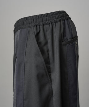 4 색 샹 브레이 세탁 가능한 양모 피크 라펠 더블 가슴 재킷