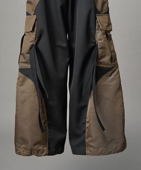 Different Material Docking Prime-Wide Field Pants