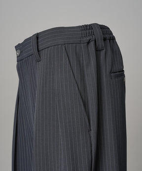 4 색 샹 브레이 세탁 가능한 양모 피크 라펠 더블 가슴 재킷