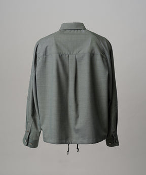 【26SS PRE-ORDER】NISHIKAWA KEORI Prime-Over Wool Curve Shirt