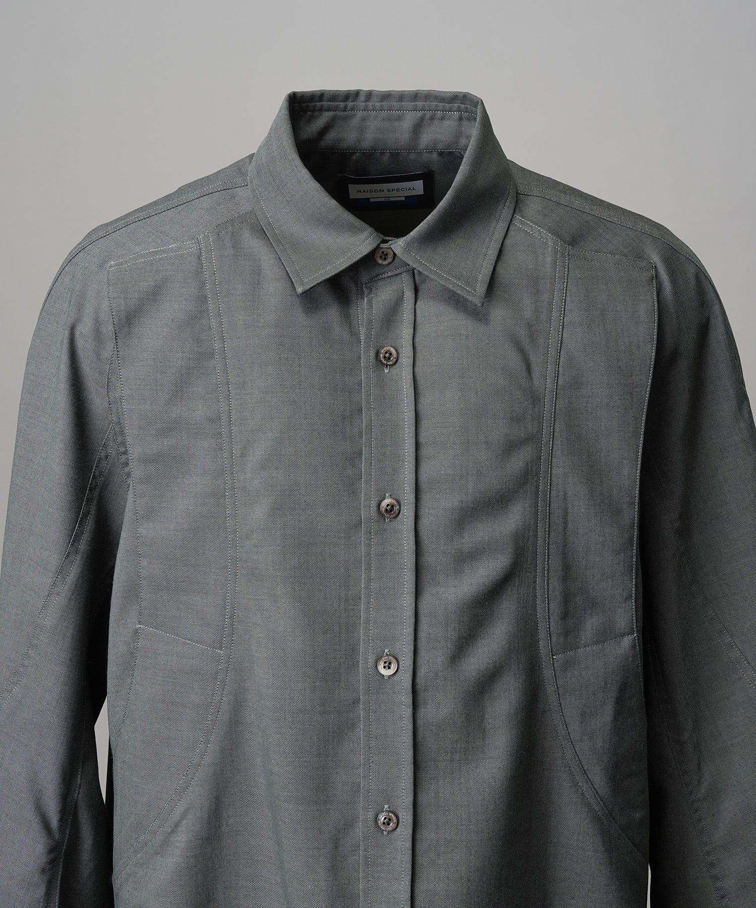 【26SS PRE-ORDER】NISHIKAWA KEORI Prime-Over Wool Curve Shirt