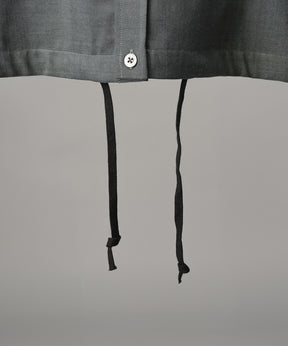 【26SS PRE-ORDER】NISHIKAWA KEORI Prime-Over Wool Curve Shirt