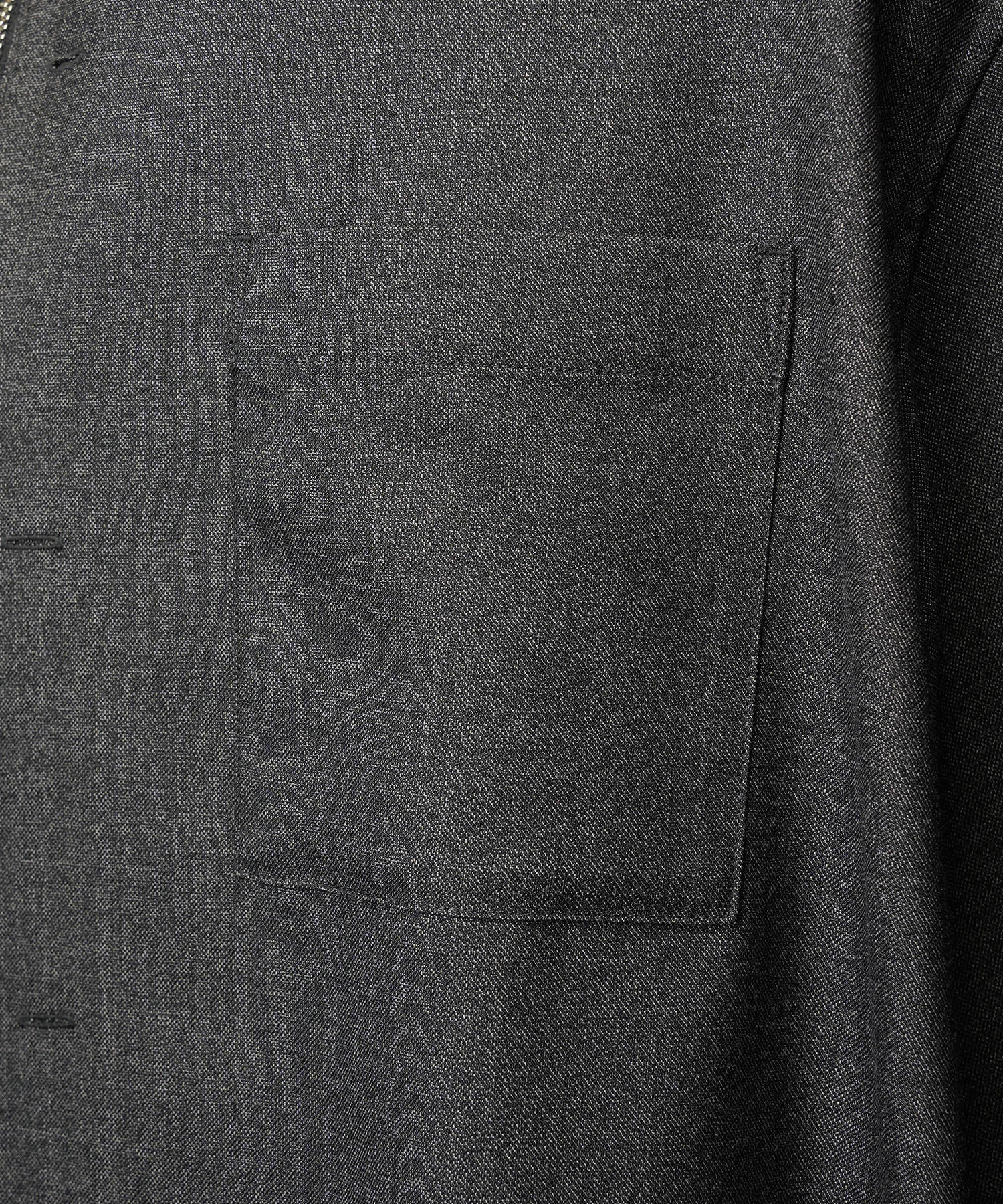 4 색 샹 브레이 세탁 가능한 양모 피크 라펠 더블 가슴 재킷