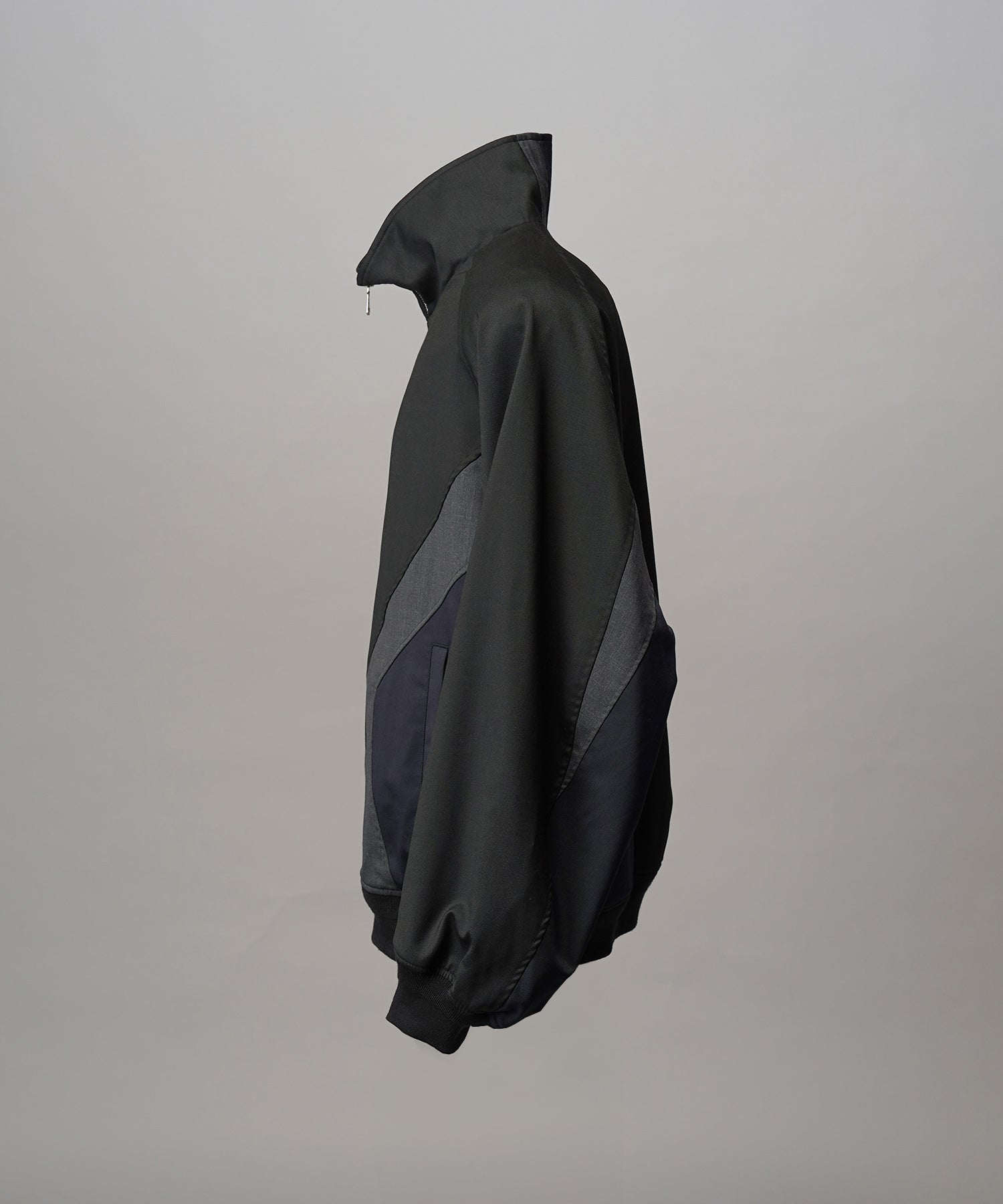 4 Colors Chambray Washable Wool Peaked Lapel Double Breasted Jacket