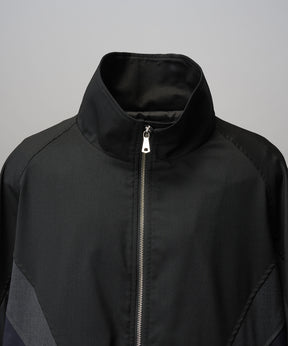 4 Colors Chambray Washable Wool Peaked Lapel Double Breasted Jacket