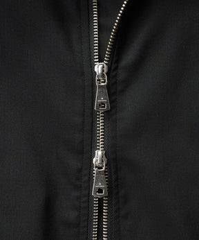 4 Colors Chambray Washable Wool Peaked Lapel Double Breasted Jacket