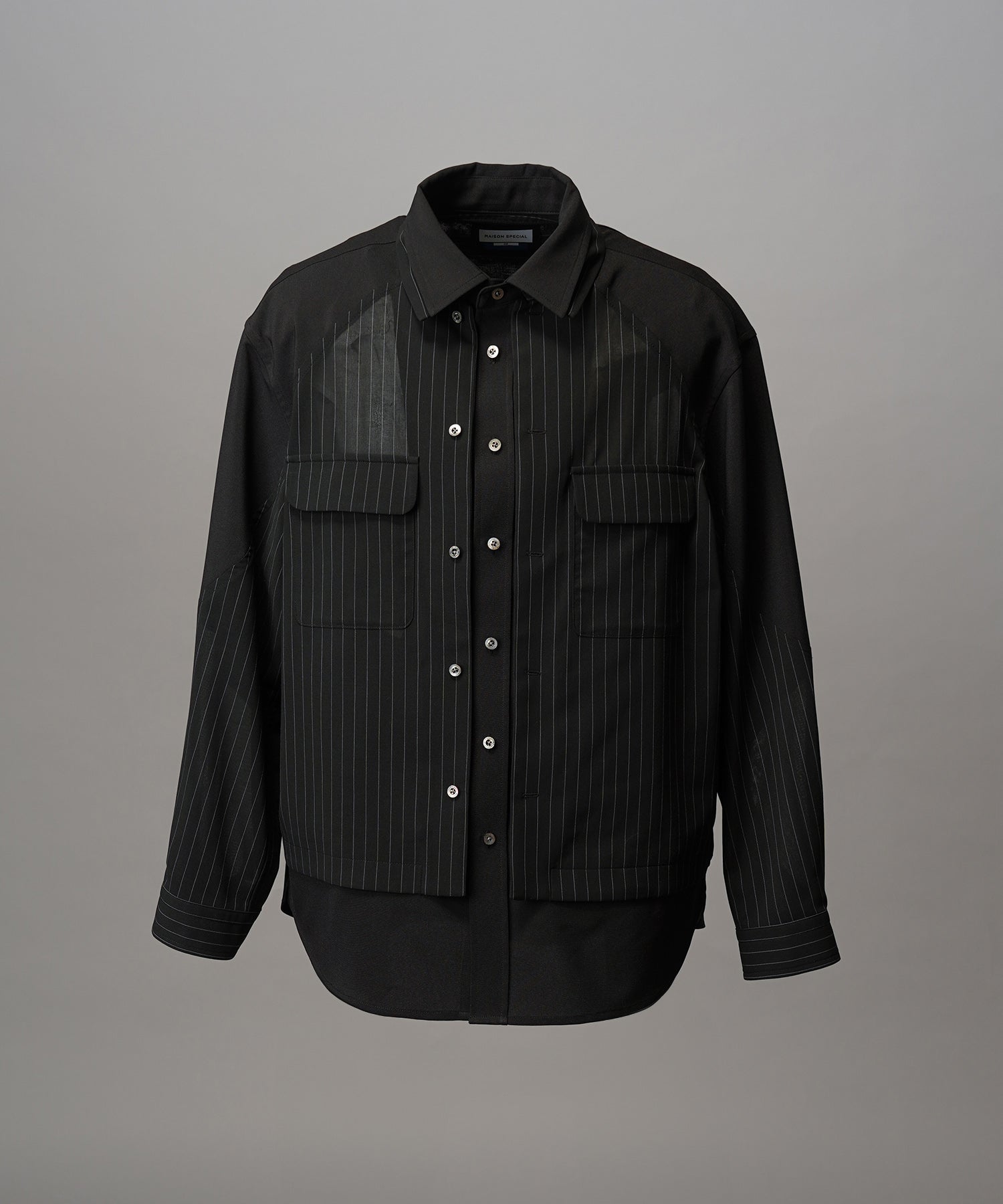 4 Colors Chambray Washable Wool Peaked Lapel Double Breasted Jacket