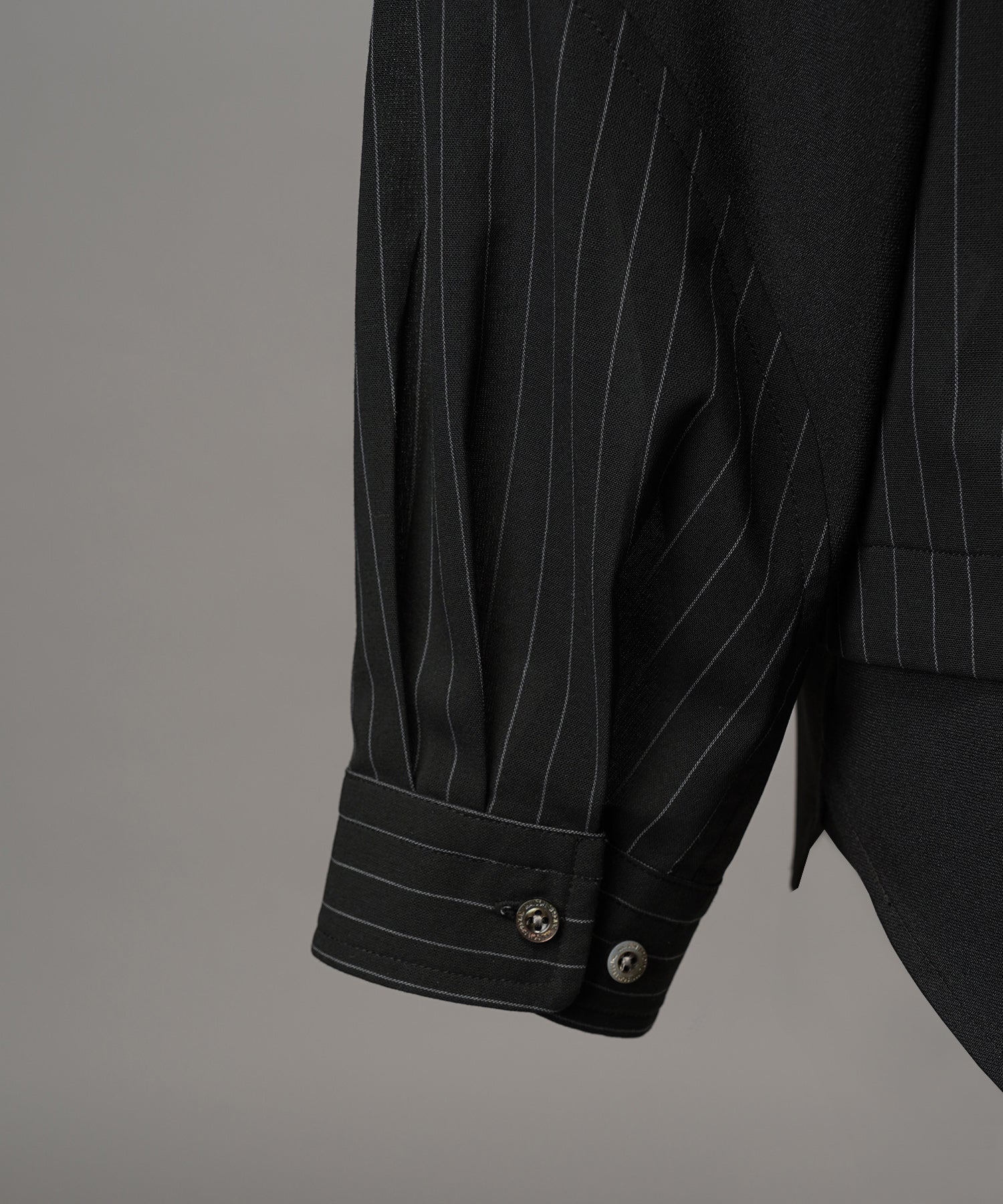 4 Colors Chambray Washable Wool Peaked Lapel Double Breasted Jacket