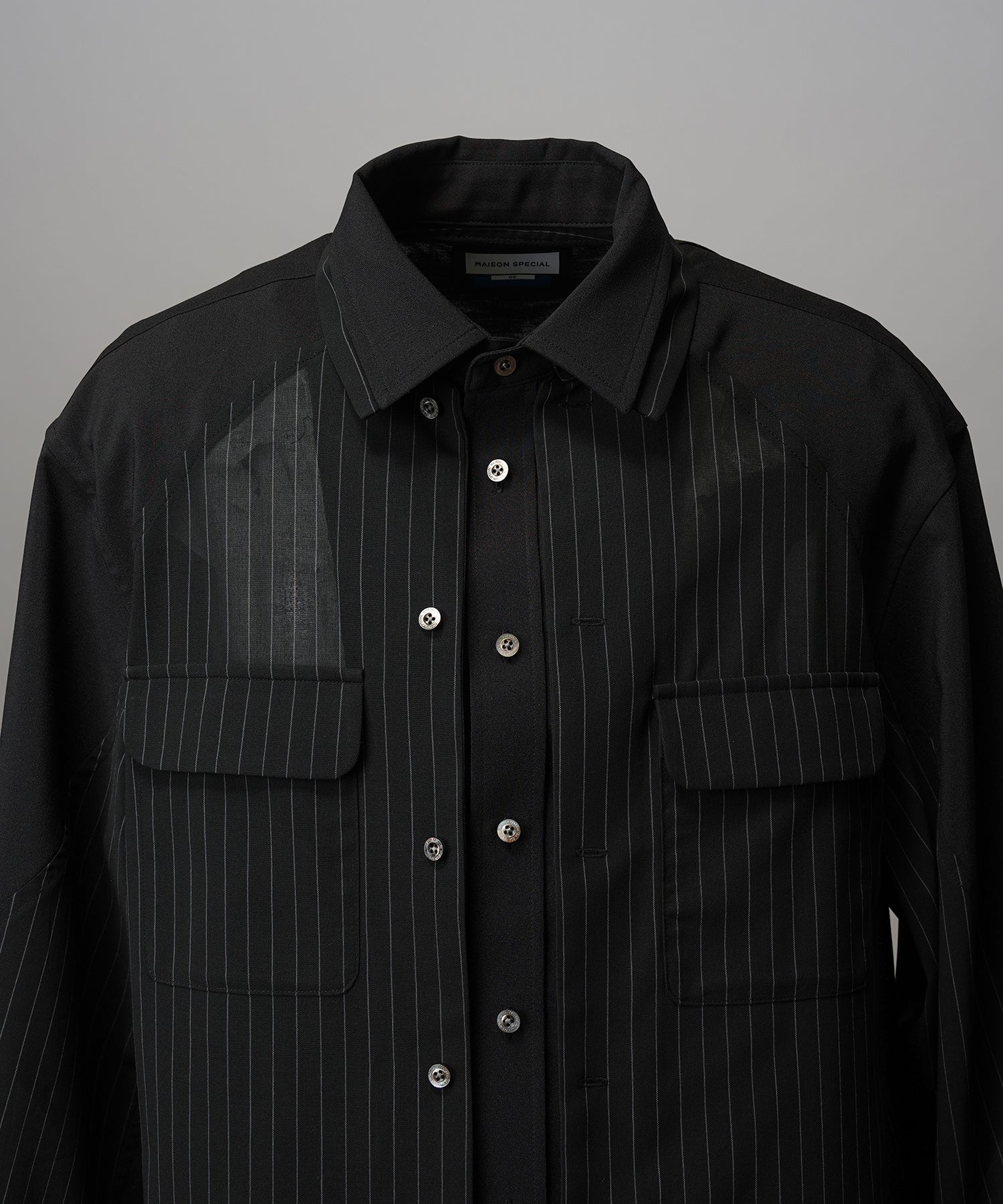 4 Colors Chambray Washable Wool Peaked Lapel Double Breasted Jacket