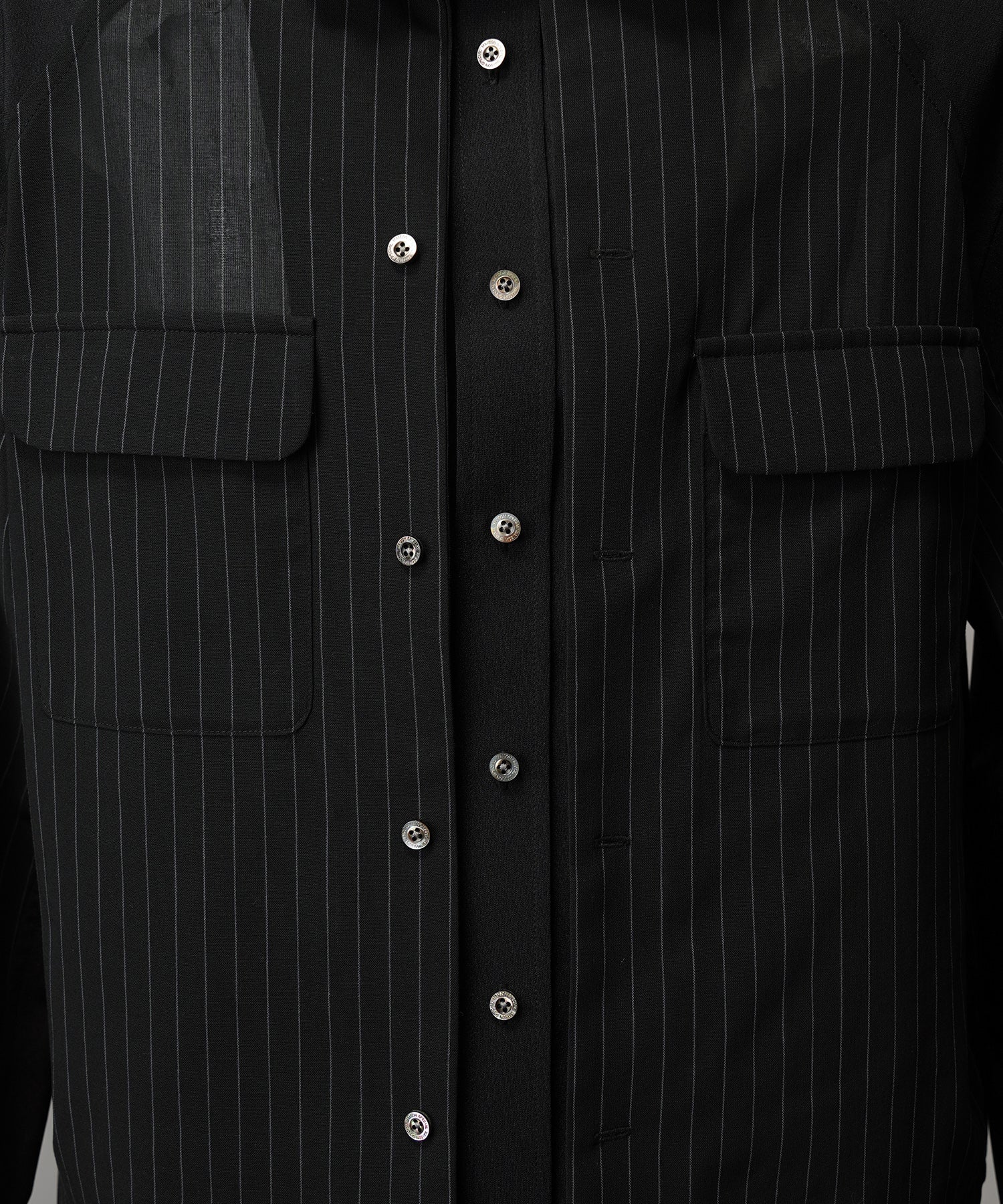 4 Colors Chambray Washable Wool Peaked Lapel Double Breasted Jacket