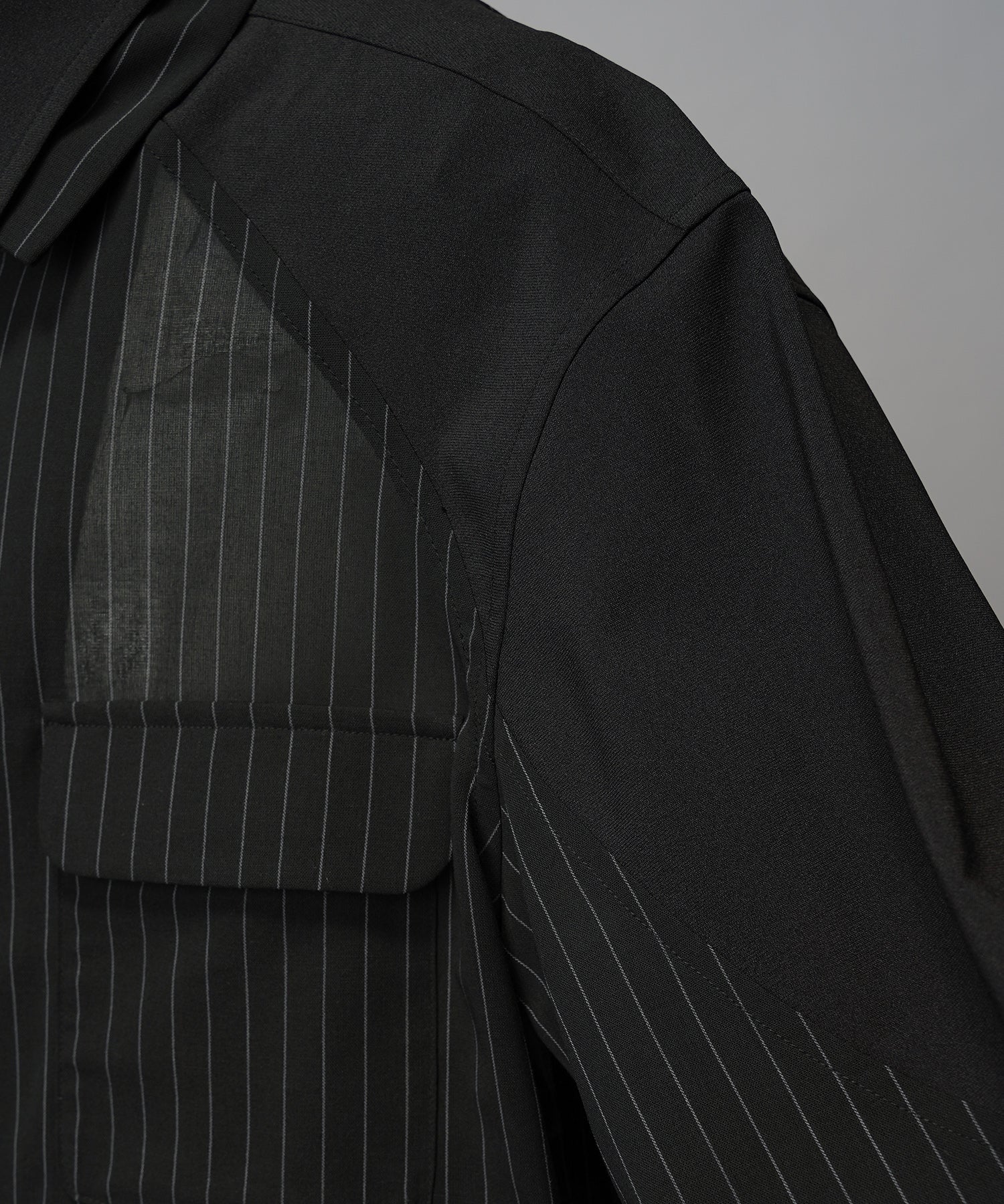 4 Colors Chambray Washable Wool Peaked Lapel Double Breasted Jacket