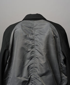 4 Colors Chambray Washable Wool Peaked Lapel Double Breasted Jacket