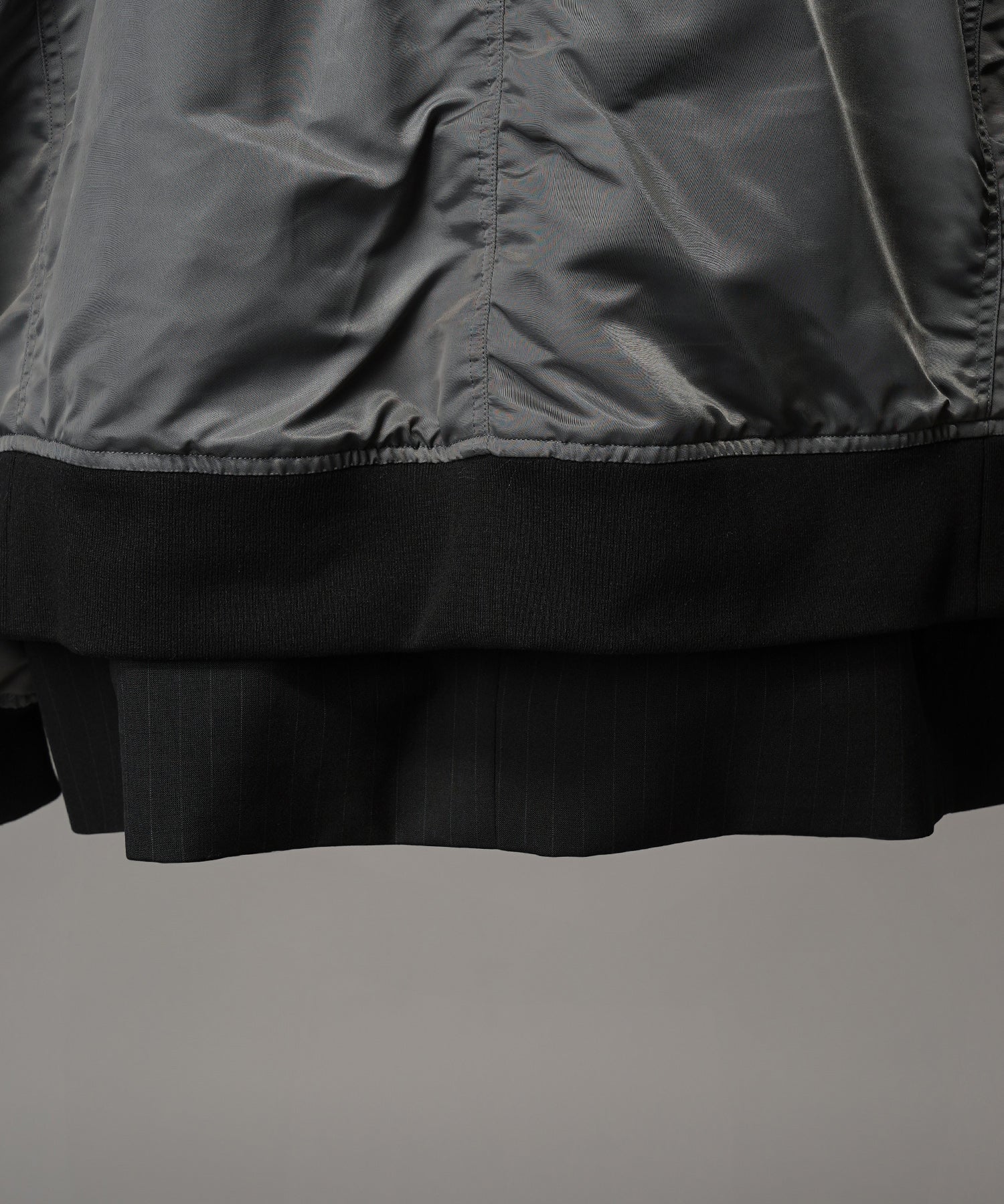 4 Colors Chambray Washable Wool Peaked Lapel Double Breasted Jacket