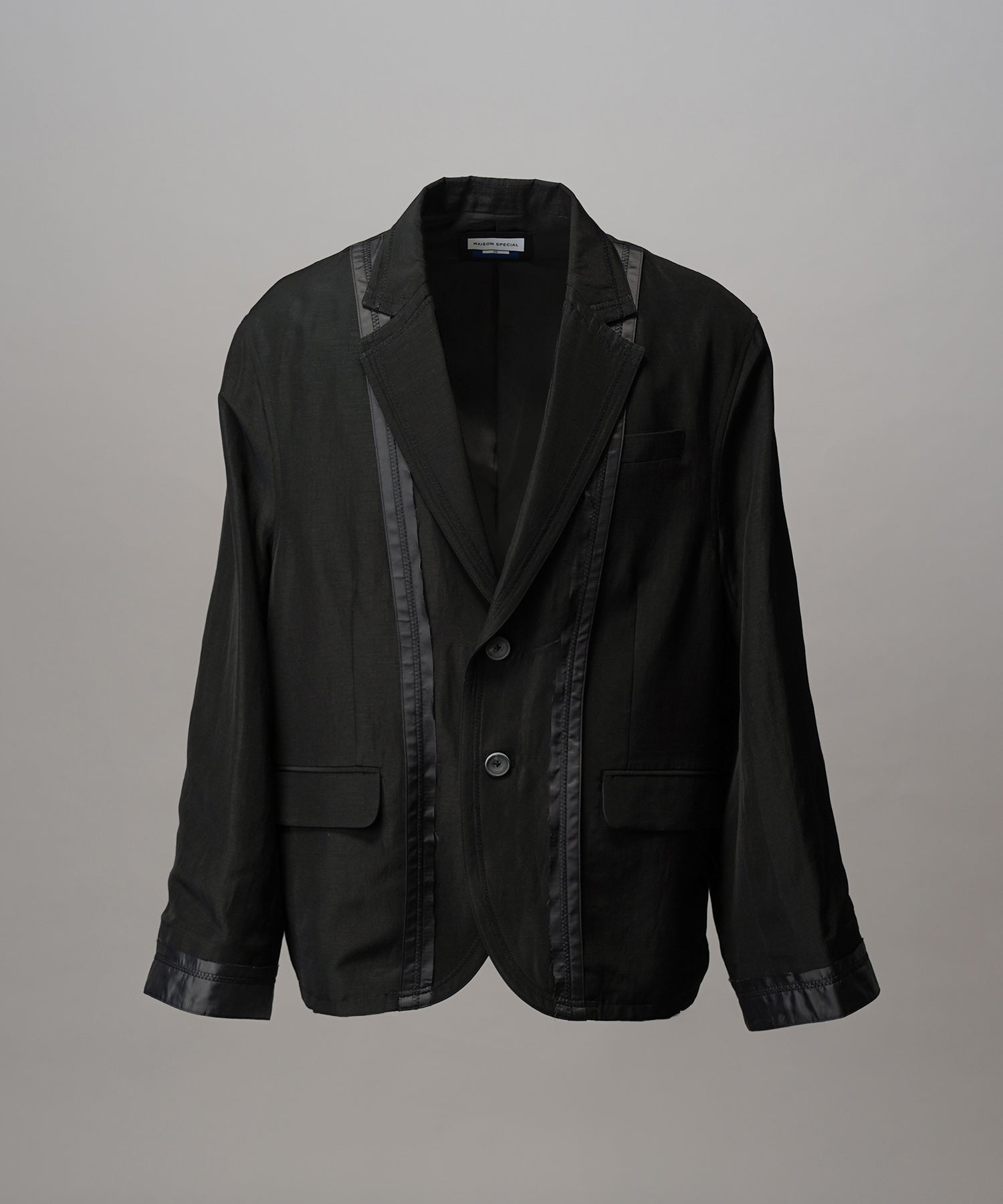 4种颜色Chambray可洗羊毛峰峰双胸夹克