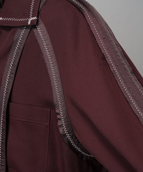 Inside-out Prime-Over Open Collar Shirt