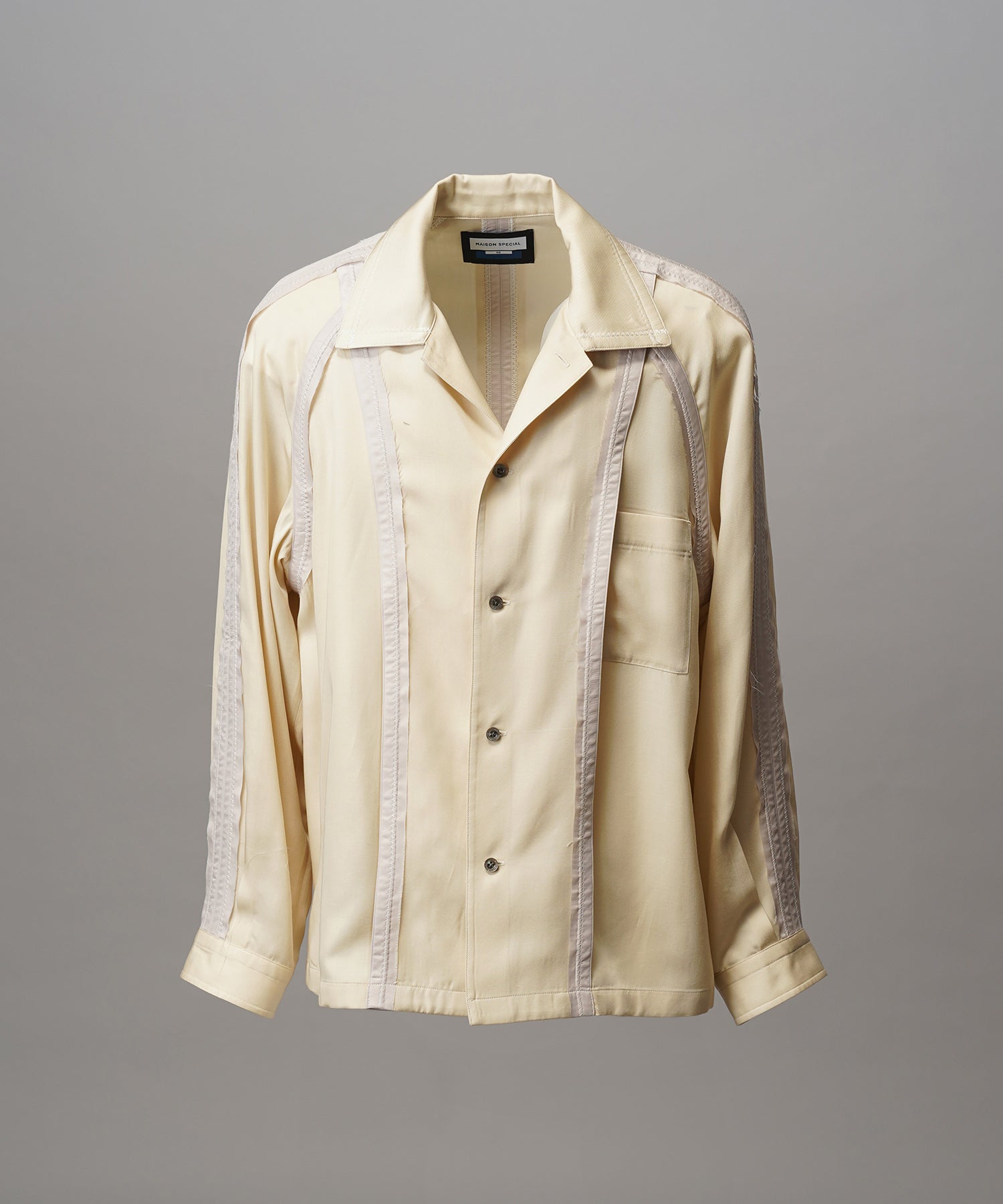 Inside-out Prime-Over Open Collar Shirt