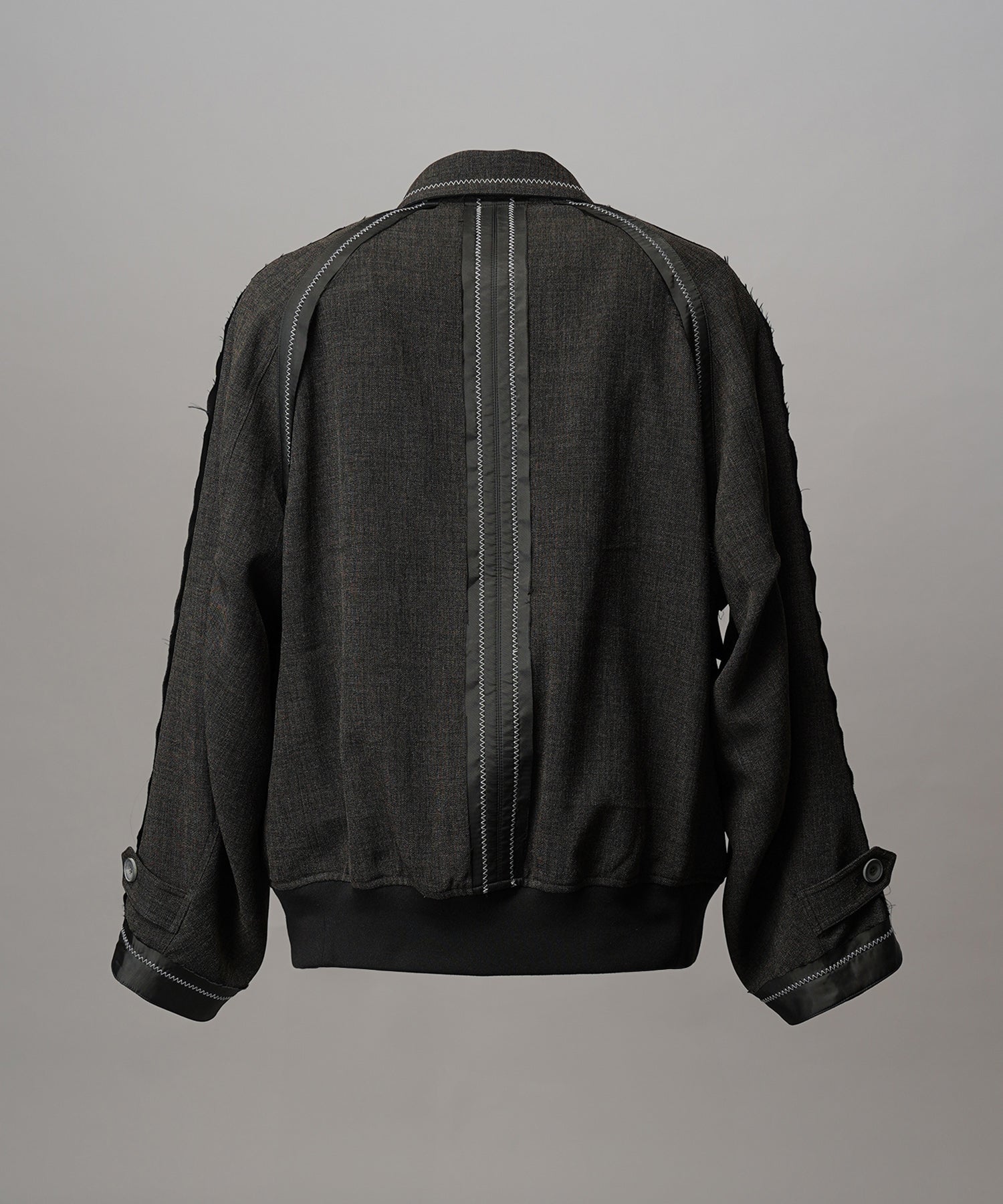 4 색 샹 브레이 세탁 가능한 양모 피크 라펠 더블 가슴 재킷