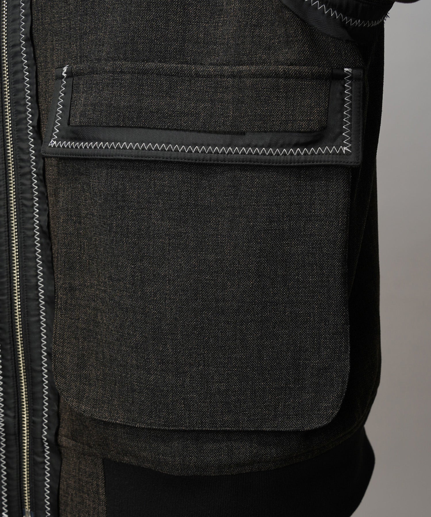 4 색 샹 브레이 세탁 가능한 양모 피크 라펠 더블 가슴 재킷